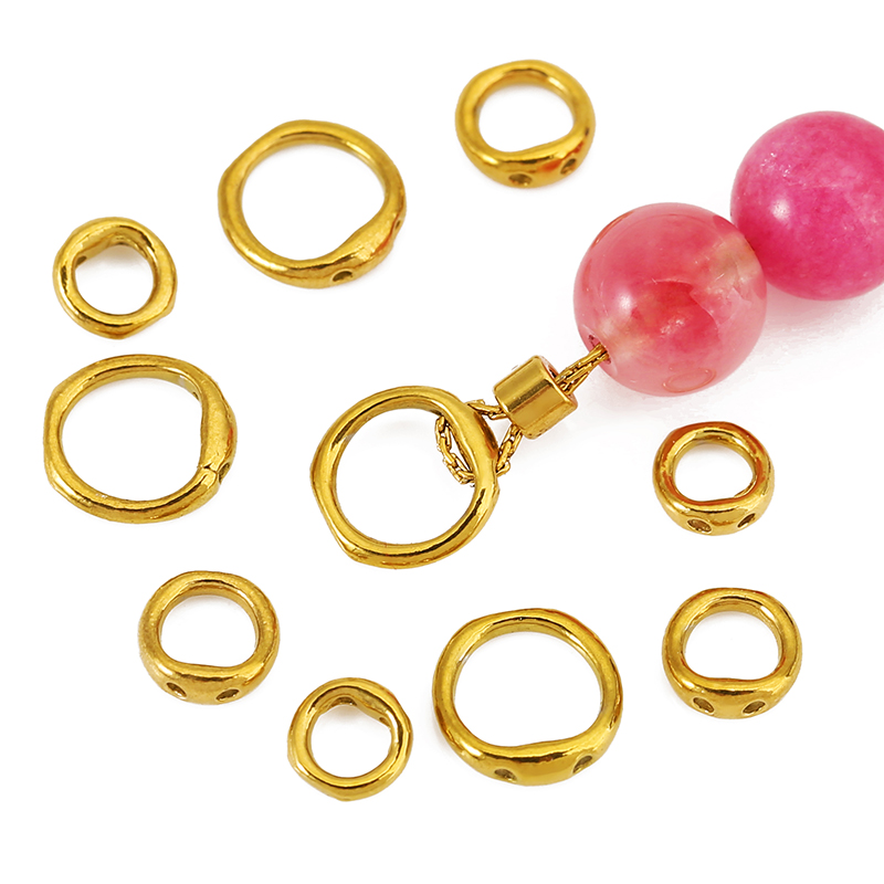 Charm Bracelet Beads - 30pcs 5/6/8mm Stainless Steel Beading Supplies