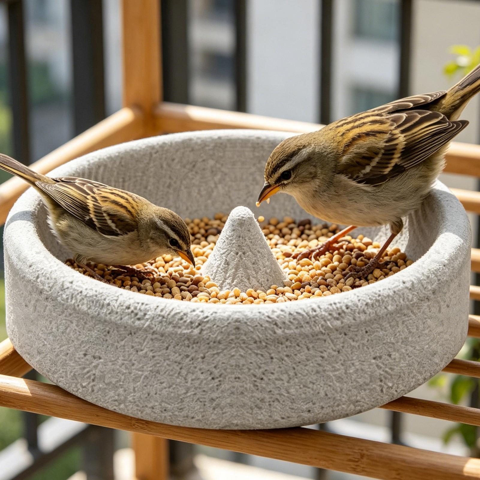 Stones Watches & Jewelry In Sweden Ab - Bird Feeders Round Stone Feeding Food