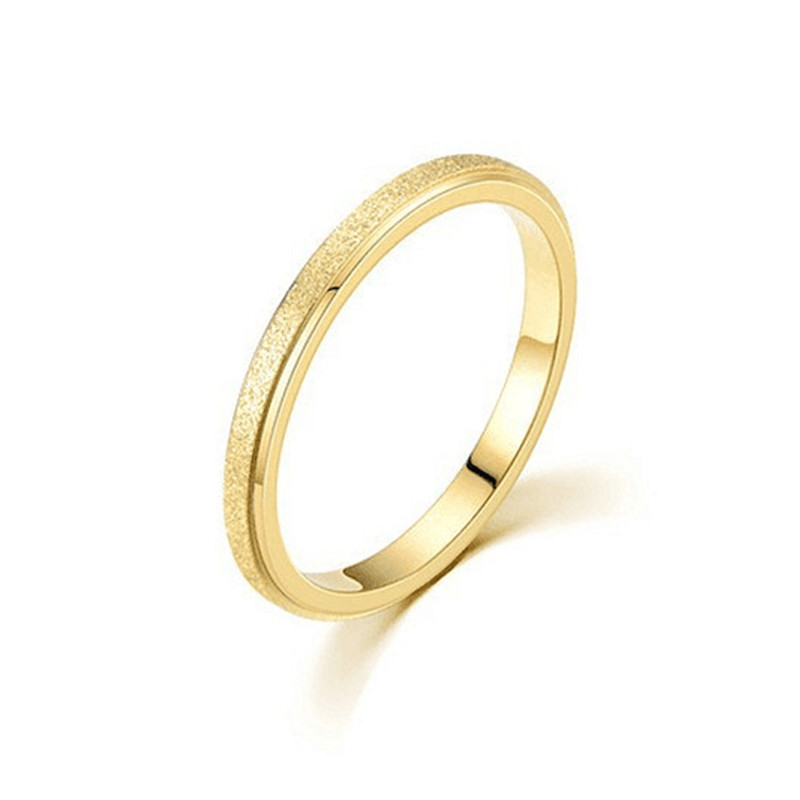 Fashion Minimalist Frosted Thi - Minimalist Ring Stackable 评论和价格