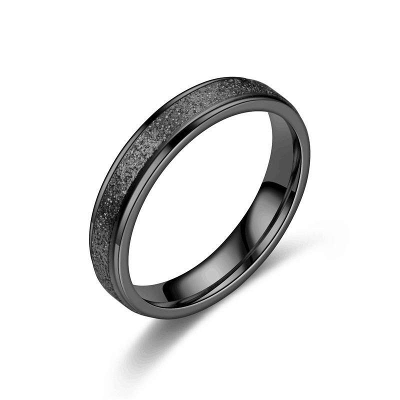 Fashion Minimalist Frosted Thi - Minimalist Ring Stackable 评论和价格