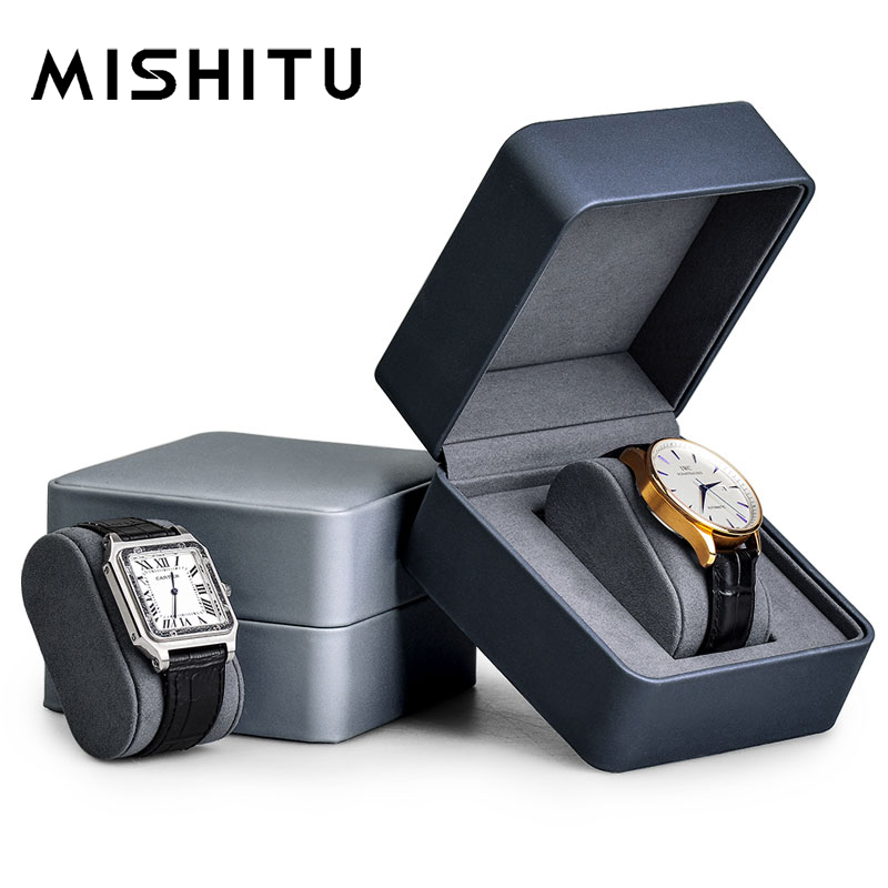 MISHITU Grids Watch Box PU Lea - Best Jewelry Watches 评论和价格