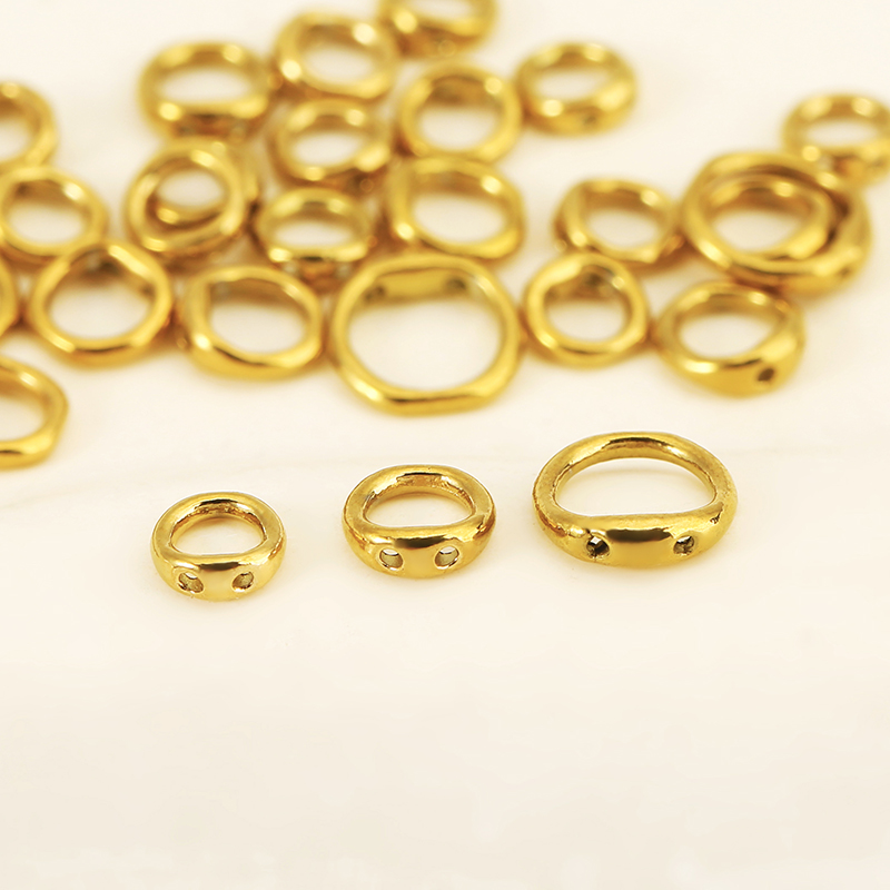 30pcs 5/6/8mm Stainless Steel  - Charm Bracelet Beads 评论和价格