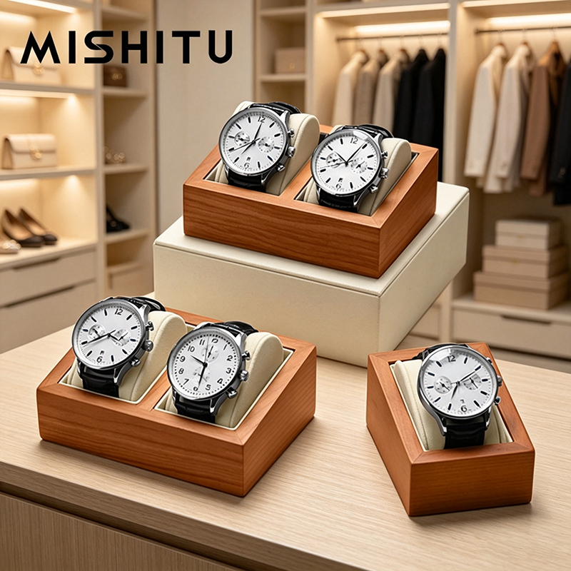 MISHITU Solid Wood Watch Stora - Jewelry Watches Box 评论和价格