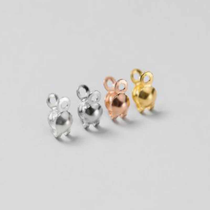 4pcs Genuine Real Pure Solid 9 - Charm Bracelet Beads 评论和价格