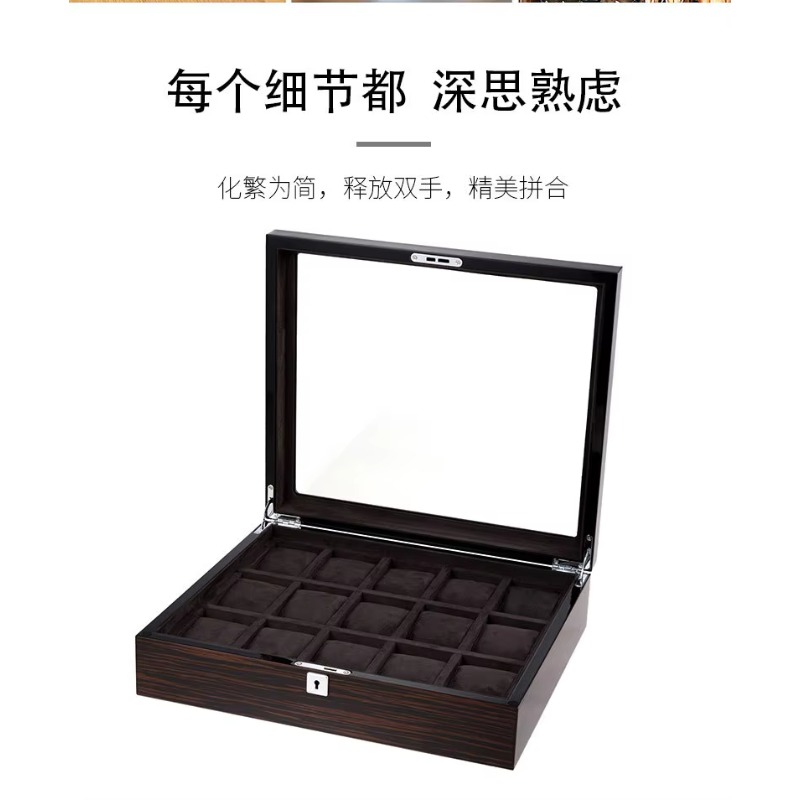 Hxl wooden piano lacquer multi - Jewelry Watches Box 评论和价格