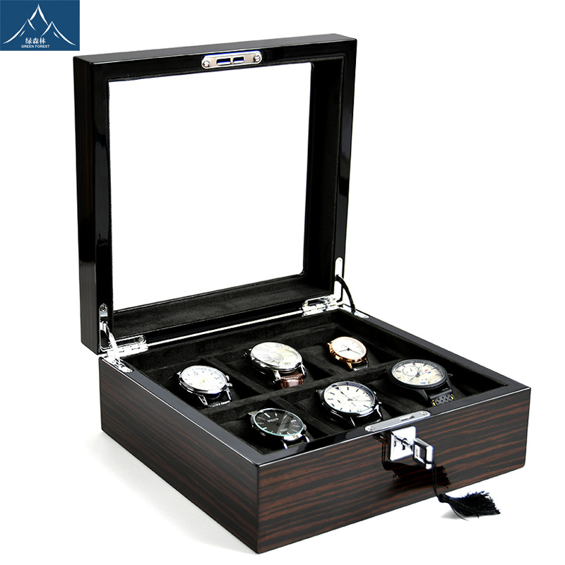 Hxl wooden piano lacquer multi - Jewelry Watches Box 评论和价格