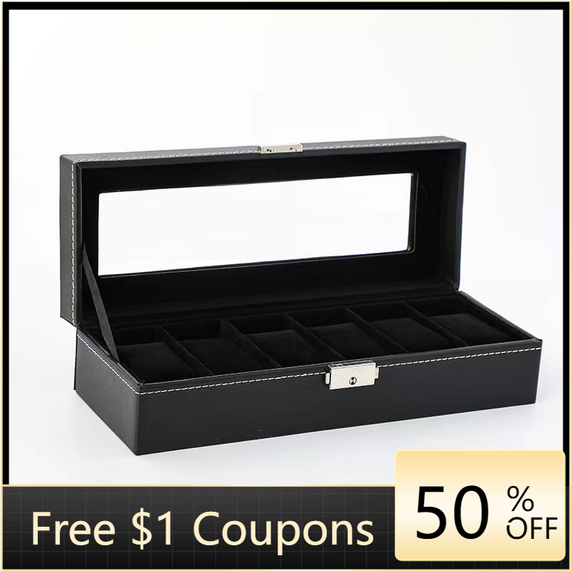 PU Leather Watch Box Organizer - Best Jewelry Watches 评论和价格