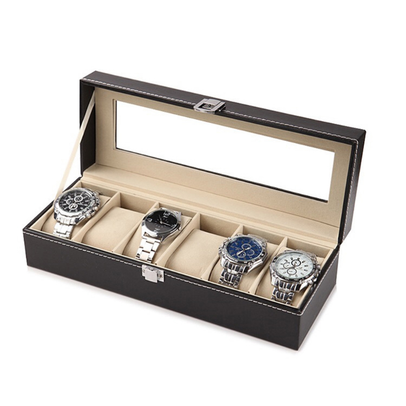 PU Leather Watch Box Organizer - Best Jewelry Watches 评论和价格