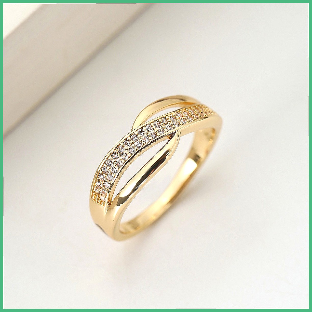 Cross Finger Ring Set with Ful - Minimalist Ring Stackable 评论和价格