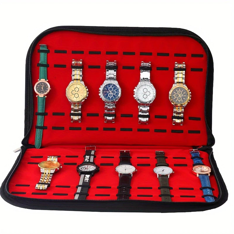 20 Slots Watch Storage Bag Con - Jewelry Watches Box 评论和价格