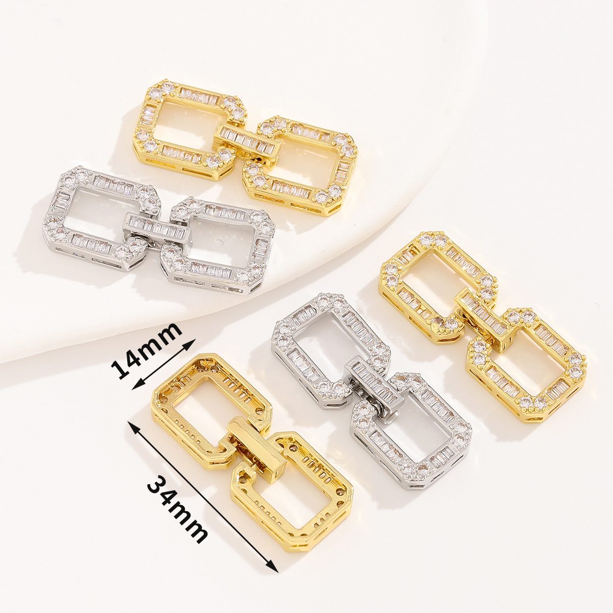 Juya 18K Gold Plated Decorativ - Charm Bracelet Beads 评论和价格