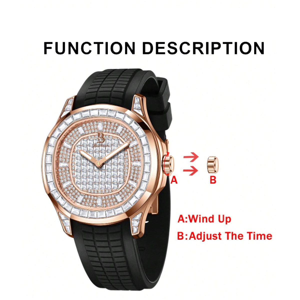 Automatic Mechanical Watch for - Stones Watches & Jewelry In Sweden Ab 评论和价格