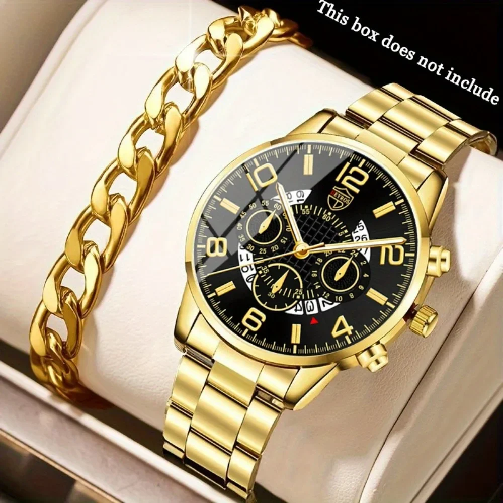 4pcs/set Men's Casual Watch Al - Best Jewelry Watches 评论和价格