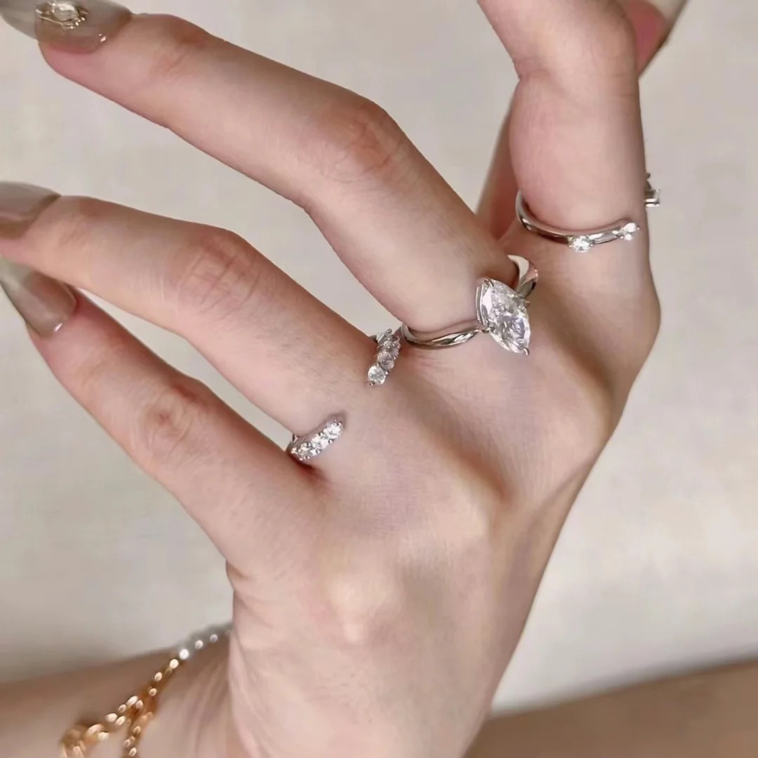Minimalist Style Three in One  - Minimalist Ring Stackable 评论和价格
