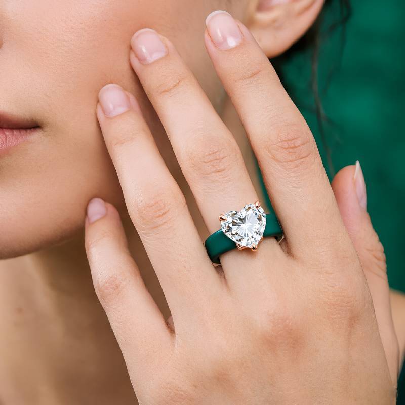 Minimalist Silicone Heart Diam - Minimalist Ring Stackable 评论和价格